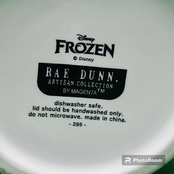 Rae Dunn Frozen Olaf Figural Canister New Tag Attached Excellent Condition - Picture 5 of 10